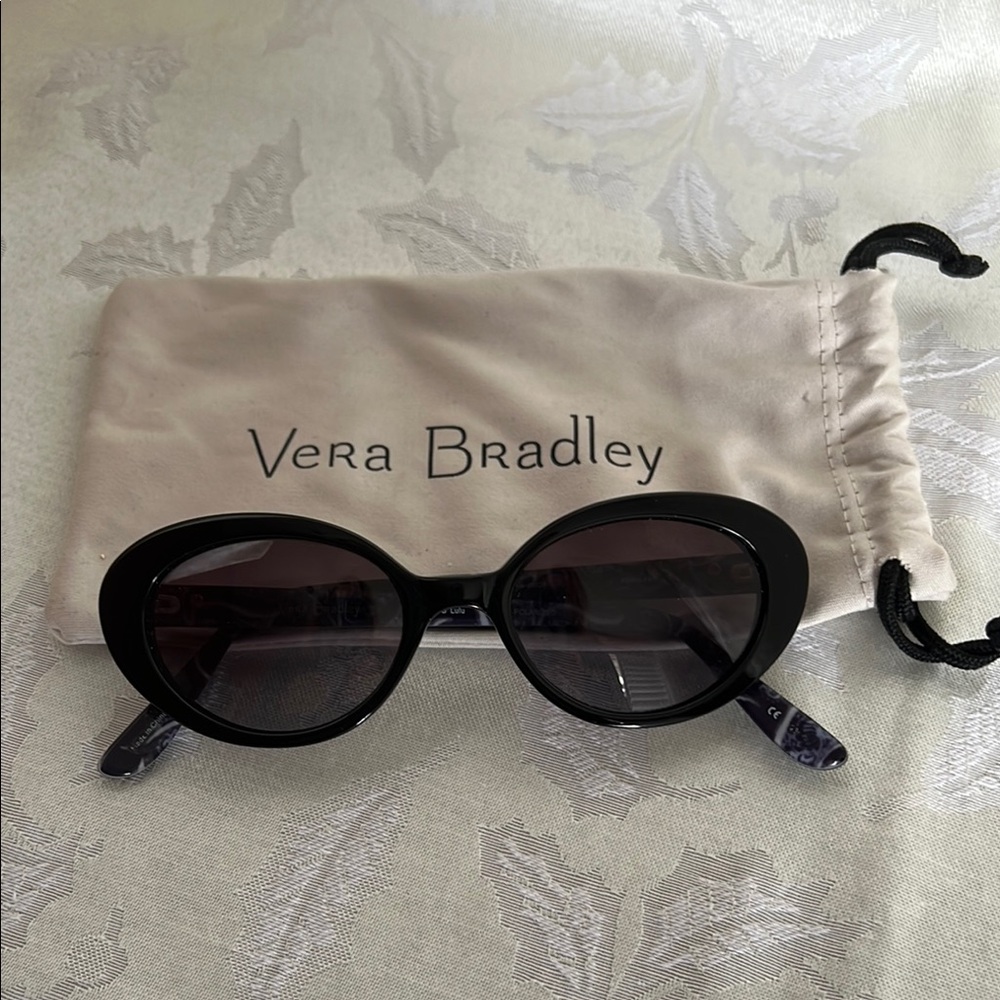 Vera Bradley Black Cat-Eye Sunglasses